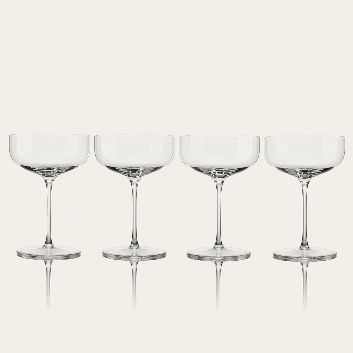 Coupe Glasses Glassware Fable Home Clear