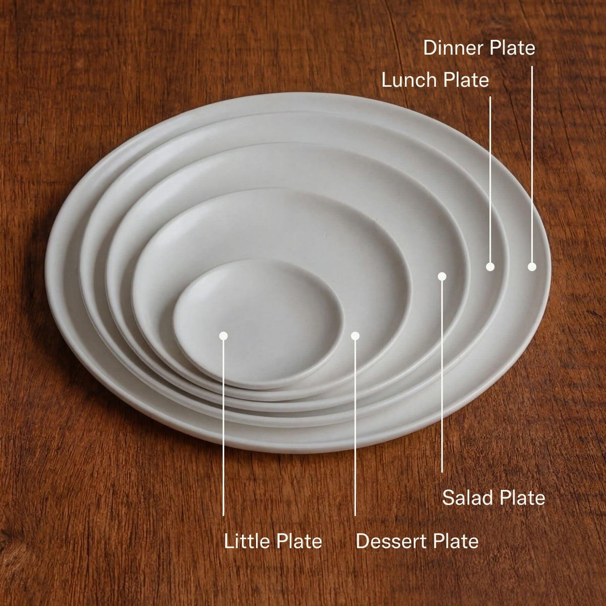 Lunch Plates by Fable Home, featured in a canyonclay finish. – #canyonclay