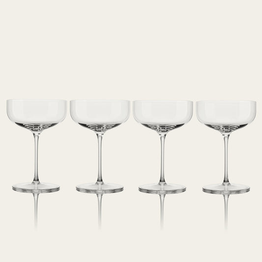 Coupe Glasses Glassware Fable Home Clear 