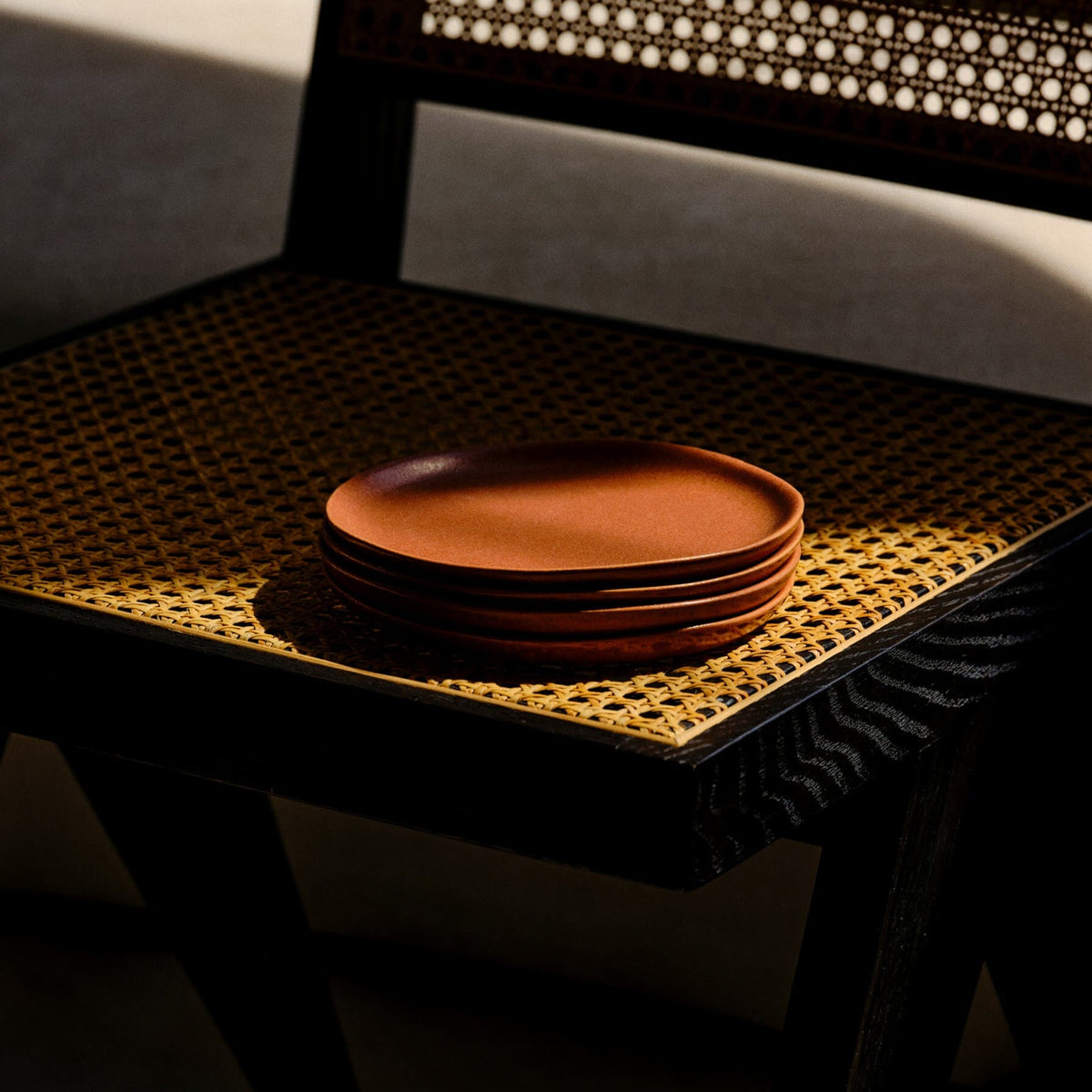 Dessert Plates by Fable Home, featured in a canyonclay color finish. – #canyonclay