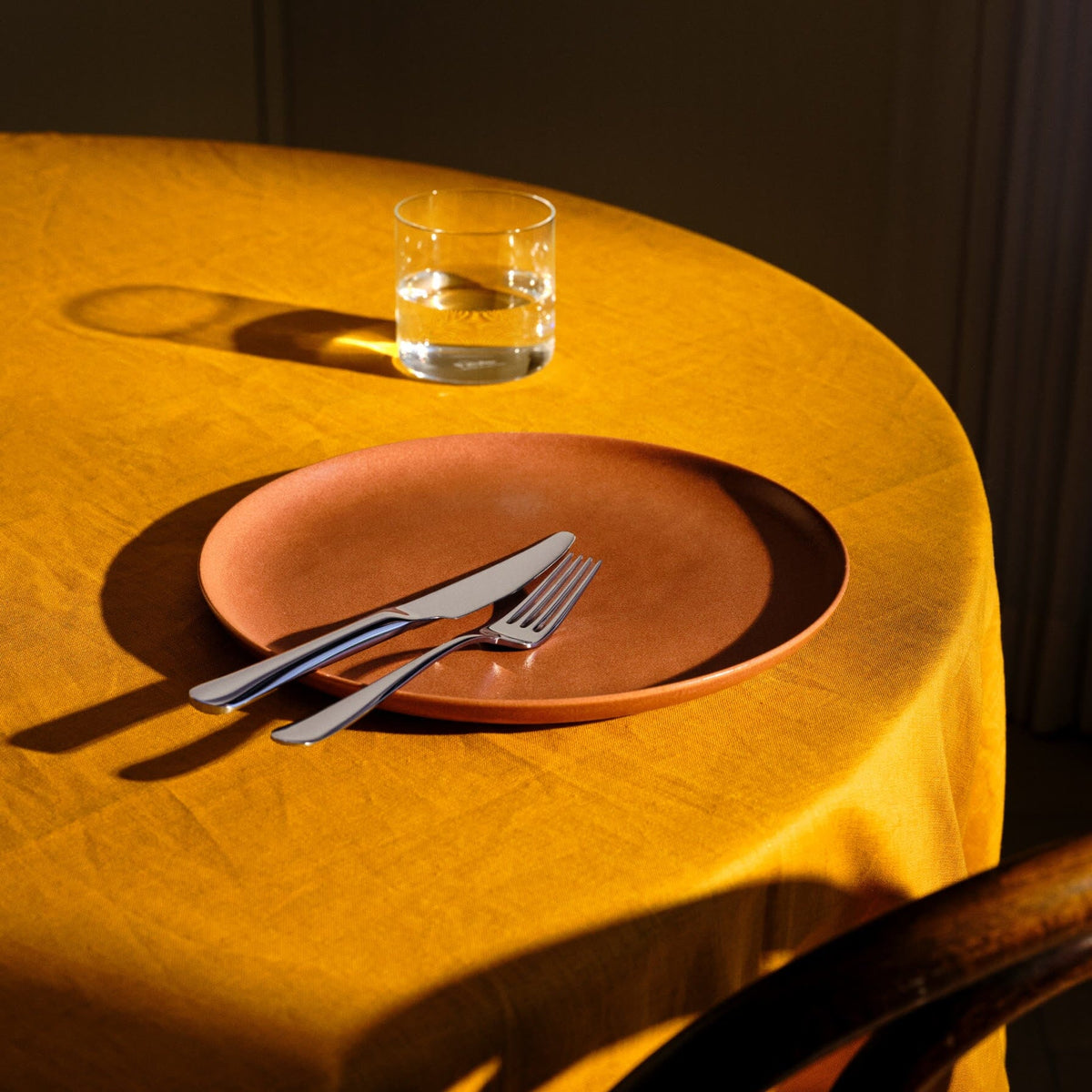 Lunch Plates by Fable Home, featured in a canyonclay color finish. – #canyonclay