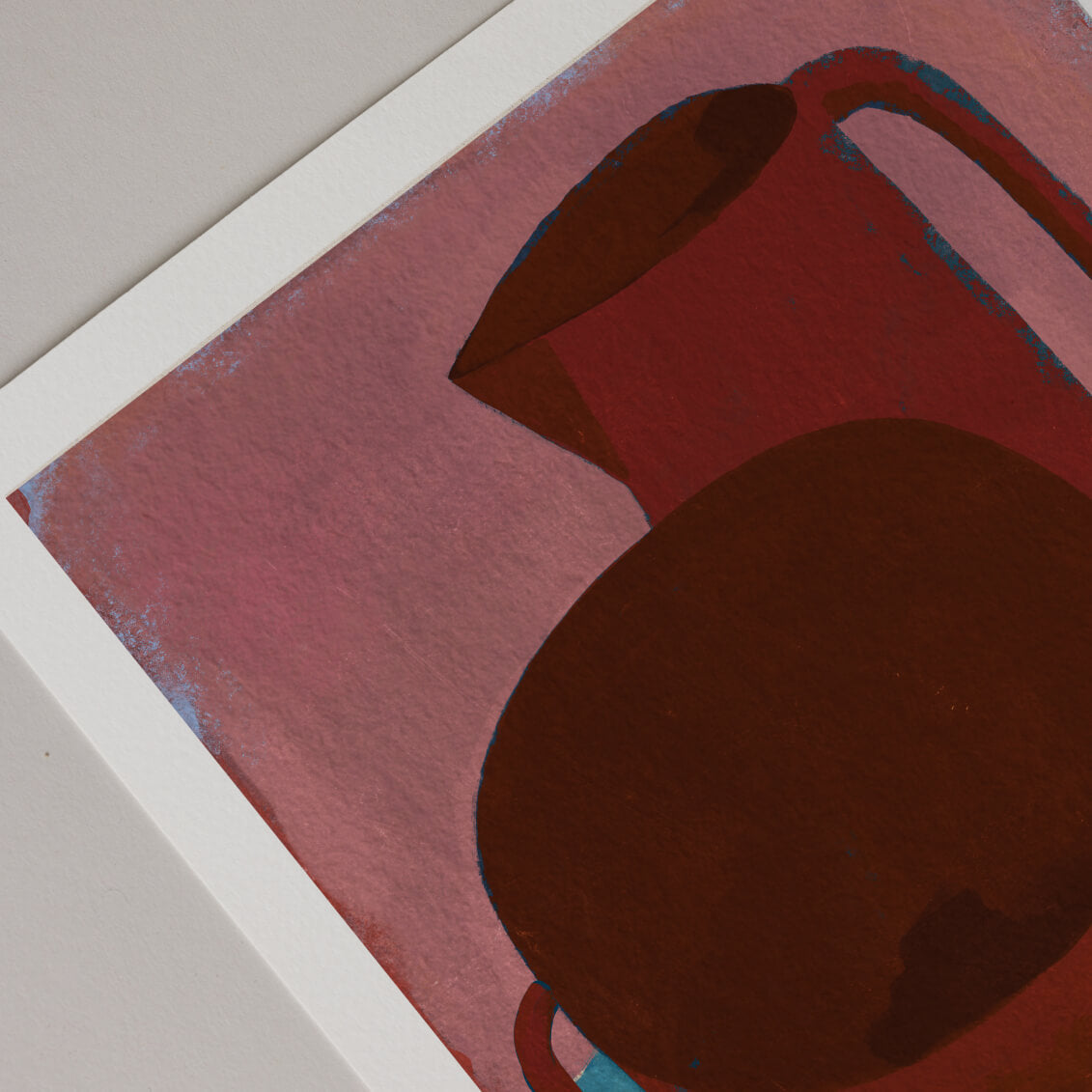 Terracotta Vessels Print - 8 x 10" wall art by Fable Home, shown in a withoutframe finish. – #withoutframe