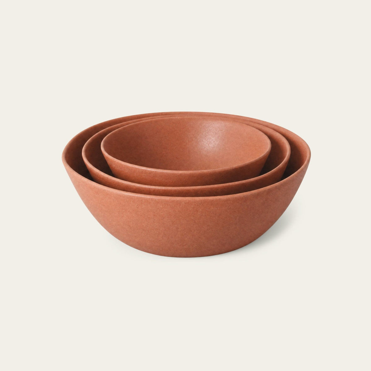 Nested Serving Bowls by Fable Home, featured in a canyonclay color finish. – #canyonclay