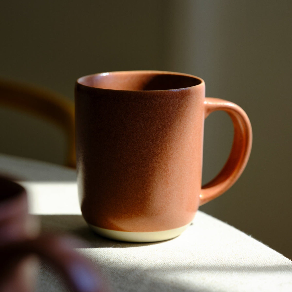 Small Mugs by Fable Home, featured in a canyonclay color finish. – #canyonclay