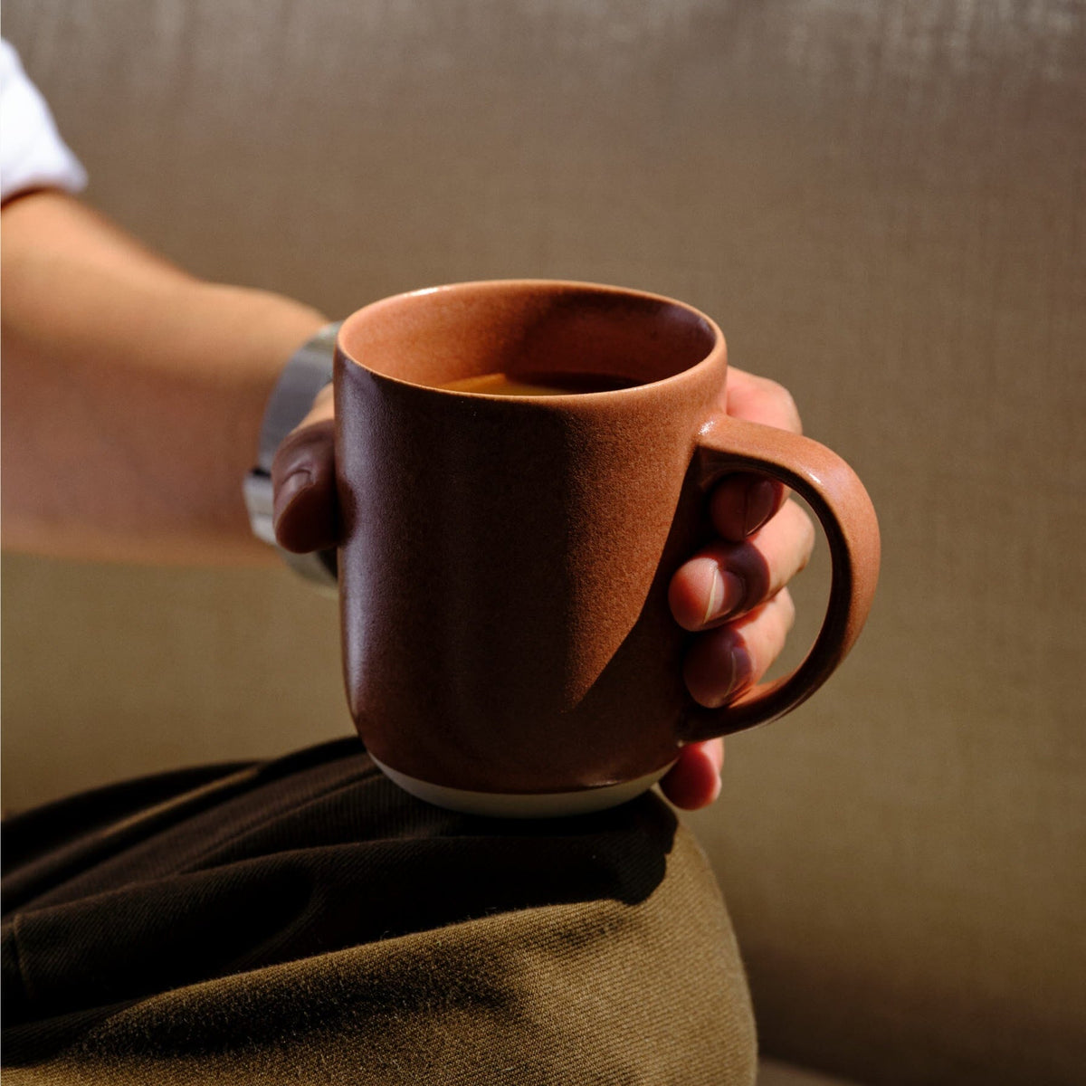 Small Mugs by Fable Home, featured in a canyonclay color finish. – #canyonclay